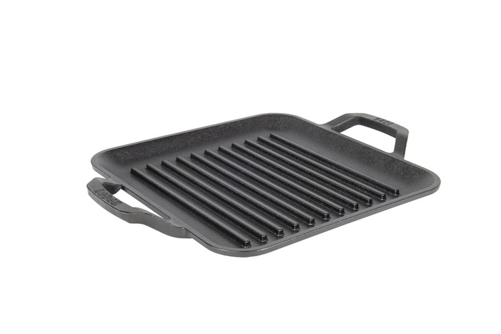 Chef Collection 11 Inch Square Cast Iron Grill Pan