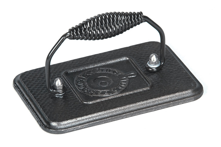 Rectangular Cast Iron Grill Press